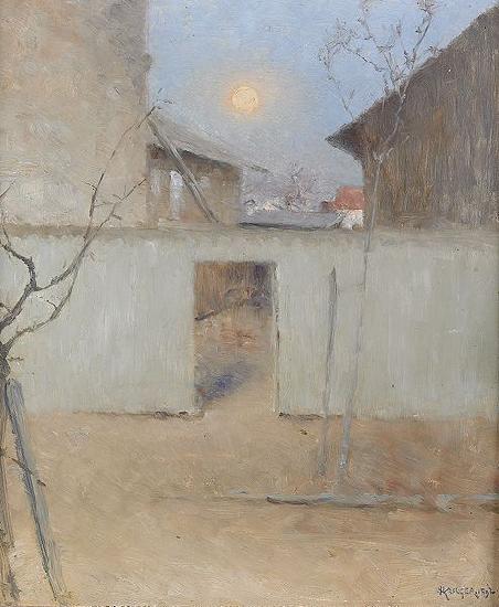 Nils Kreuger April Evening oil painting picture